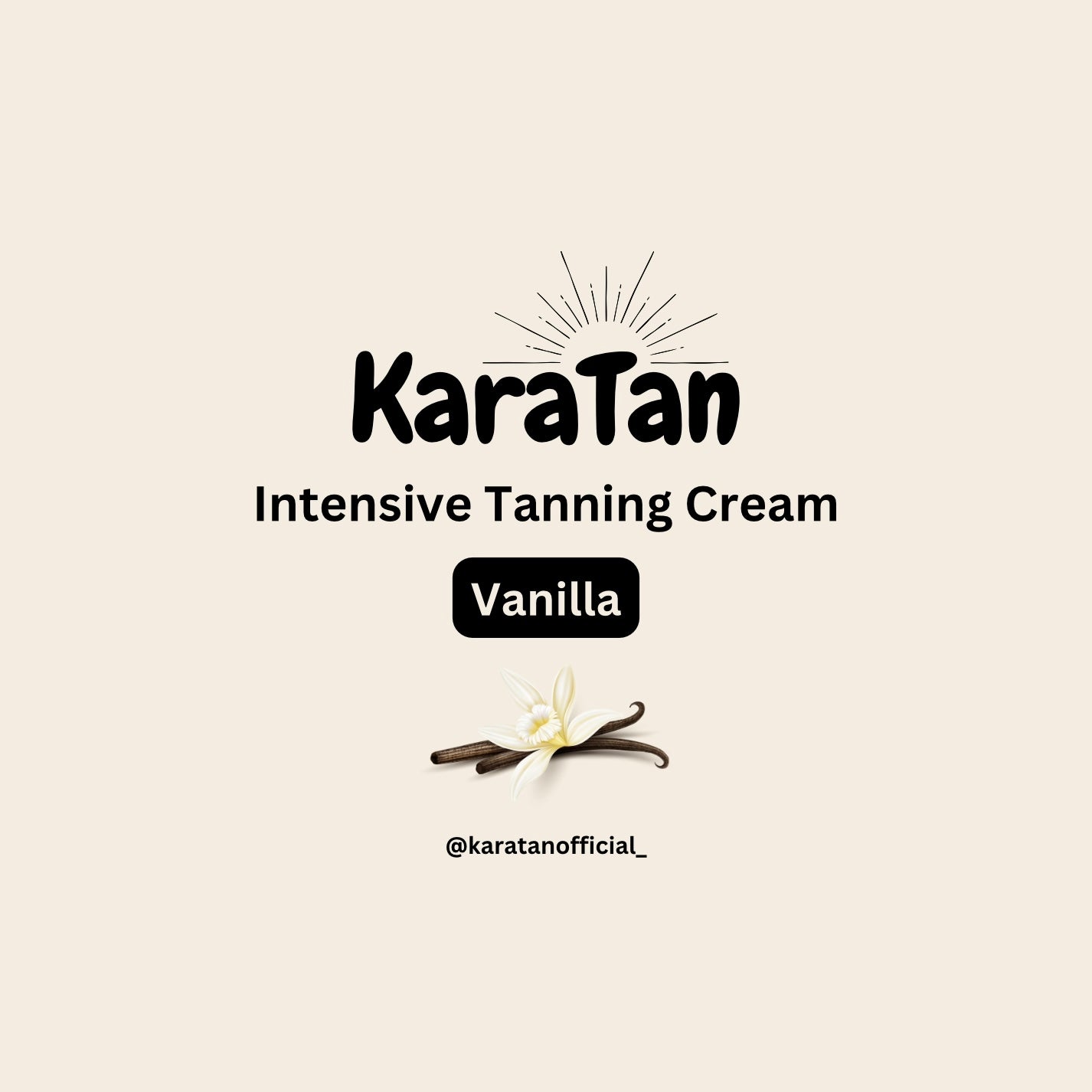 Vanilla Tanning Cream