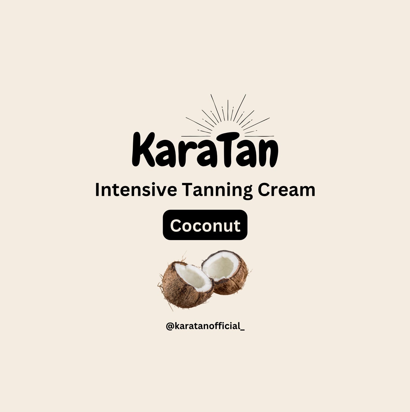 Coconut Tanning Cream